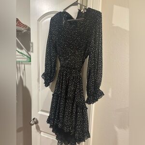 Black dress with cut out